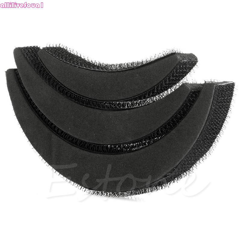 allilivefoua1 1 Conjunto 3 Peças Ferramenta Cabelo Crescente Fofo Almofada Espuma Inserção