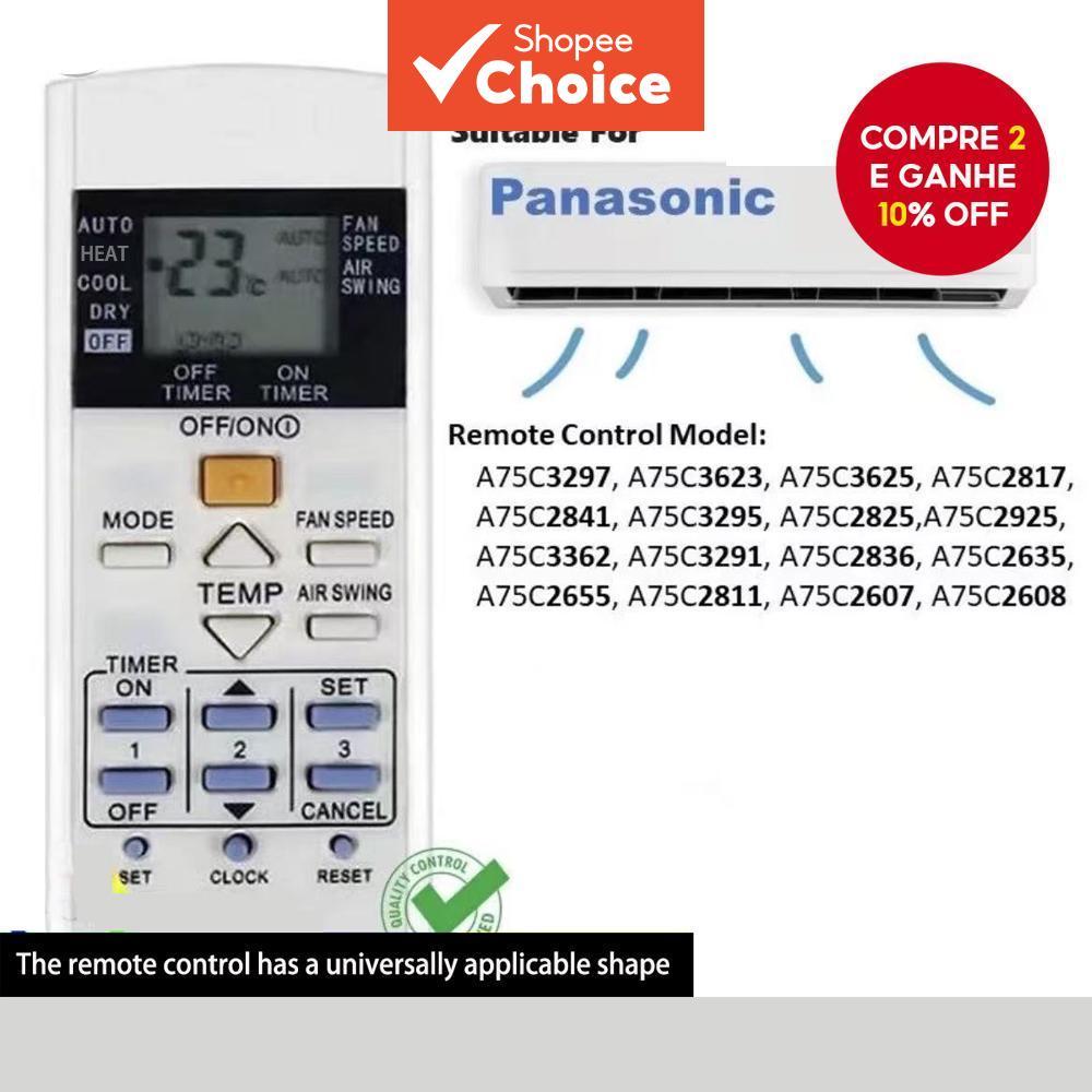 Adequado para o controle remoto do ar condicionado Panasonic PN-3B-57#. O design do controle é o mesmo, pode ser usado
