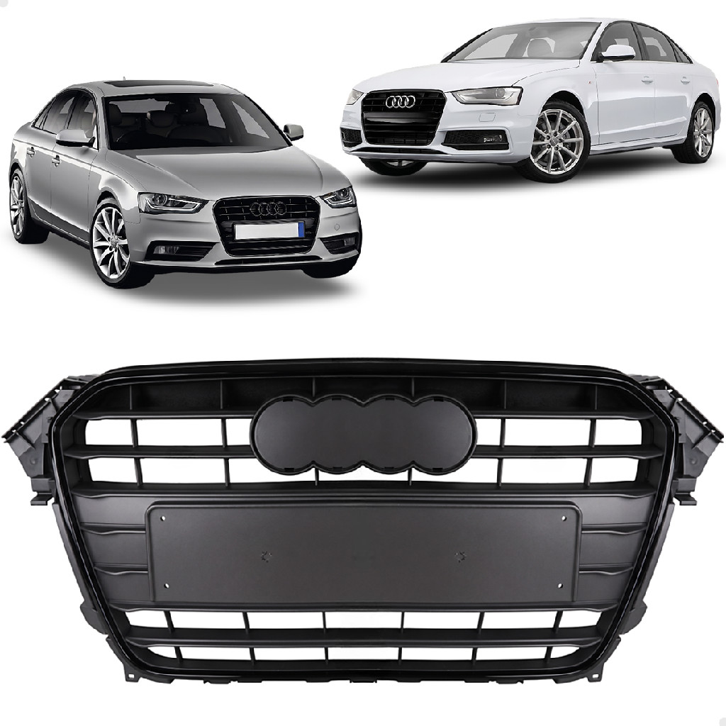 Grade Dianteira Friso Black Piano Audi A4 2013 2014 2015 2016 8K0853651EVMZ