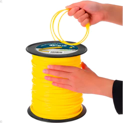 Fio de Nylon Roçadeira 2kg 3mm Redondo Profissional