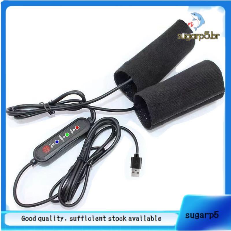 Capa Aquecida Para Guidão De Motocicleta , 1 Peça , 5V , 2A , USB , Alça Elétrica , 3 Engrenagens , Aquecedor , Punhos A