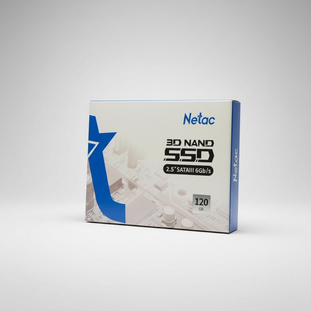 SSD 120GB 2,5" SATA III 3D NAND N535S NETAC NT01N535S-120G-S3X 490/540MB/s