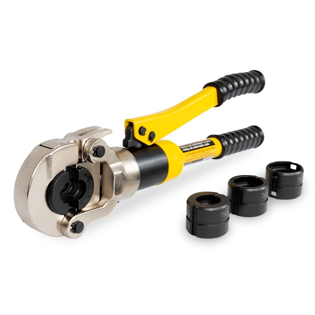 Alicate Crimpador Hidráulico 16T TH 16-32 para Tubos PEX Alta Pressão Profissional
