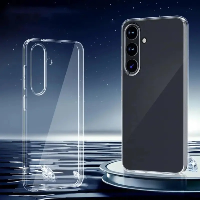 Capa Transparente Ultra Fina para Samsung Galaxy A54 5G A25 5G A34 5G S24 S24 Plus S24 Ultra A15 4G A35 5G A55 5G A16 5G