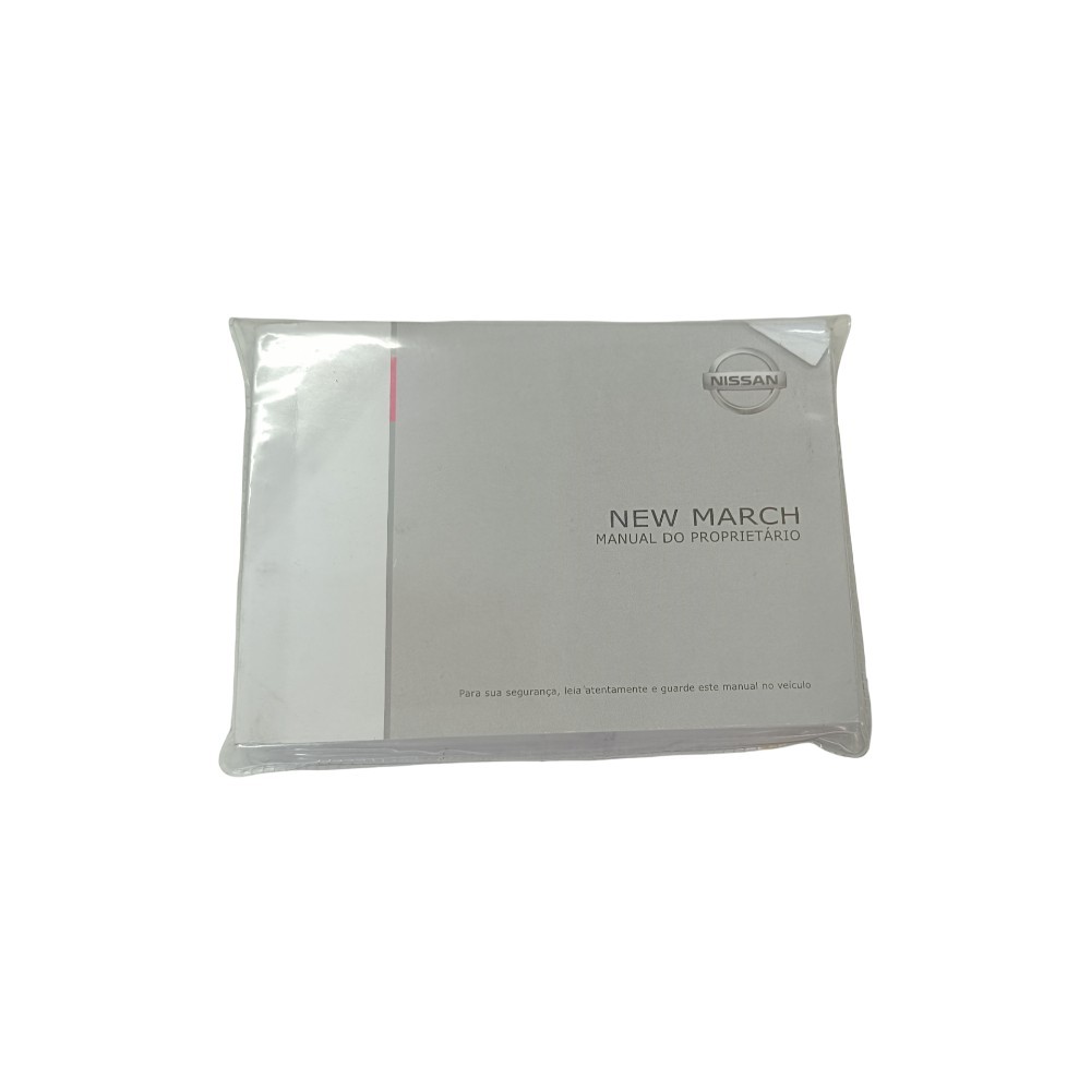Manual proprietário nissan March 2015-2016 original.