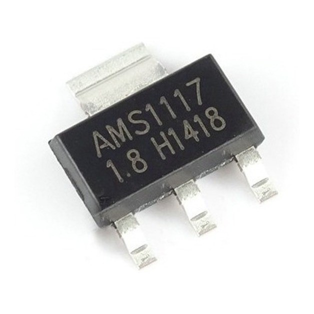 10X Regulador De Tensão Ams1117 1.2V, 1.8V, 3.3V, 5V, ADJ 1a Kit C/ 10 Unidades