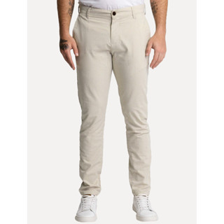 Calça King & Joe Sarja Masculina Slim Areia em Oferta na Shopee