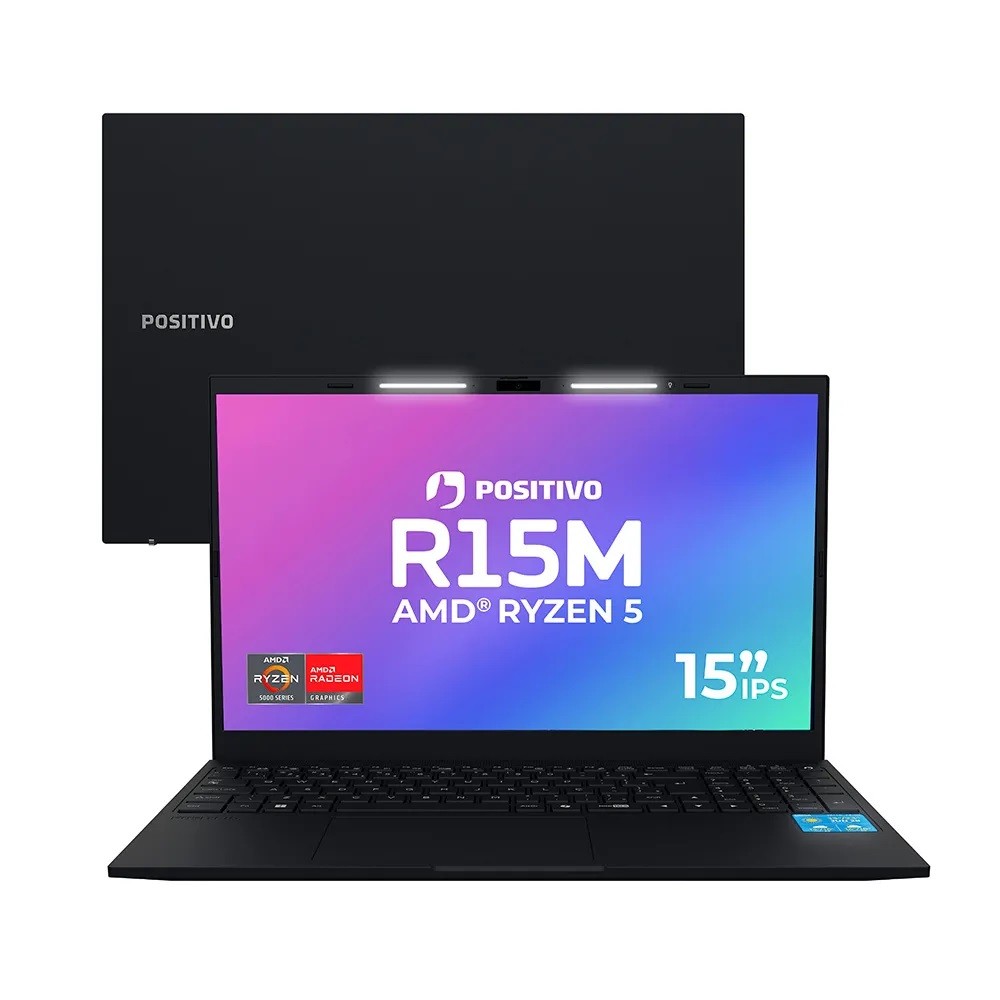 Notebook Positivo Vision AMD Ryzen 5 16gb Ram 1tb Ssd Nvme Preto
