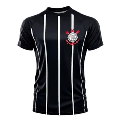 Camiseta Masculina Corinthians Raglan Listrada Licenciada