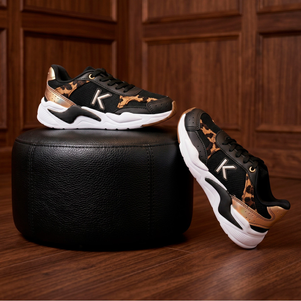 Tenis Infantil Menina Kidy K360 Retro Casual Escolar Conforto Leve Uso Diario Moderno Esportivo