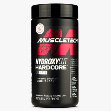 Suplemento em 100 cápsulas MuscleTech HARDCORE ELITE Hydroxycut burner
