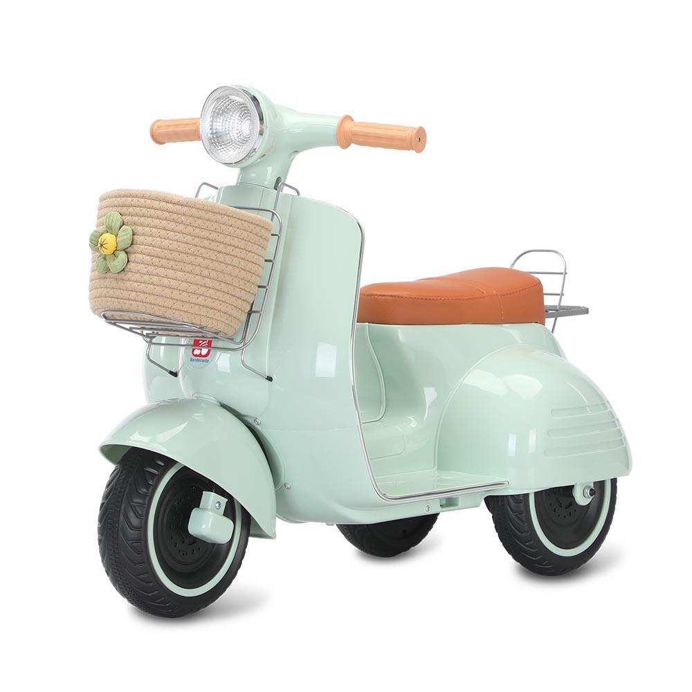 Imagem Scooter Elétrica Com Banco Acolchoado Menta 6V Bandeirante
