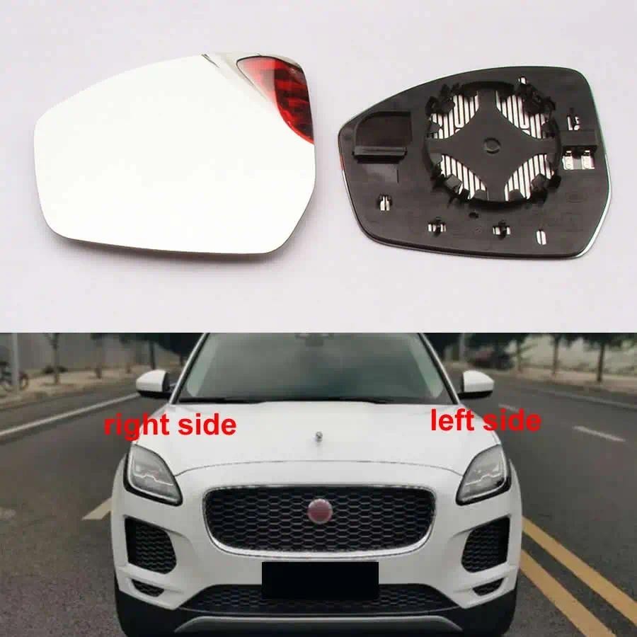Para Jaguar E-PACE 2018 2019 2020 Acessórios Do Carro Auto Espelho Lateral Lente Retrovisor Lentes Reflexivas Vidro Com