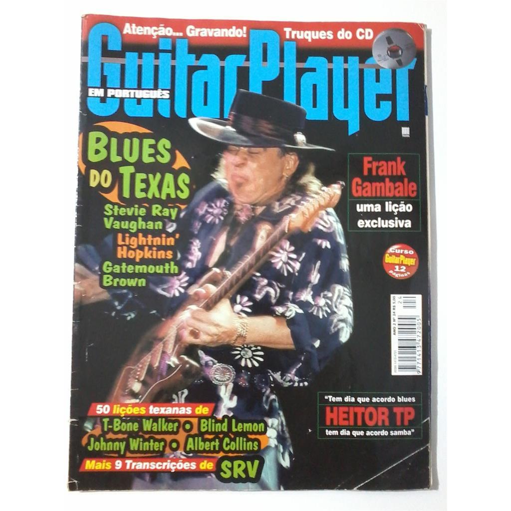 Revista Guitar Player Blues do Texas Stevie Ray Vaughan nº 24 autor Revista Guitar Player