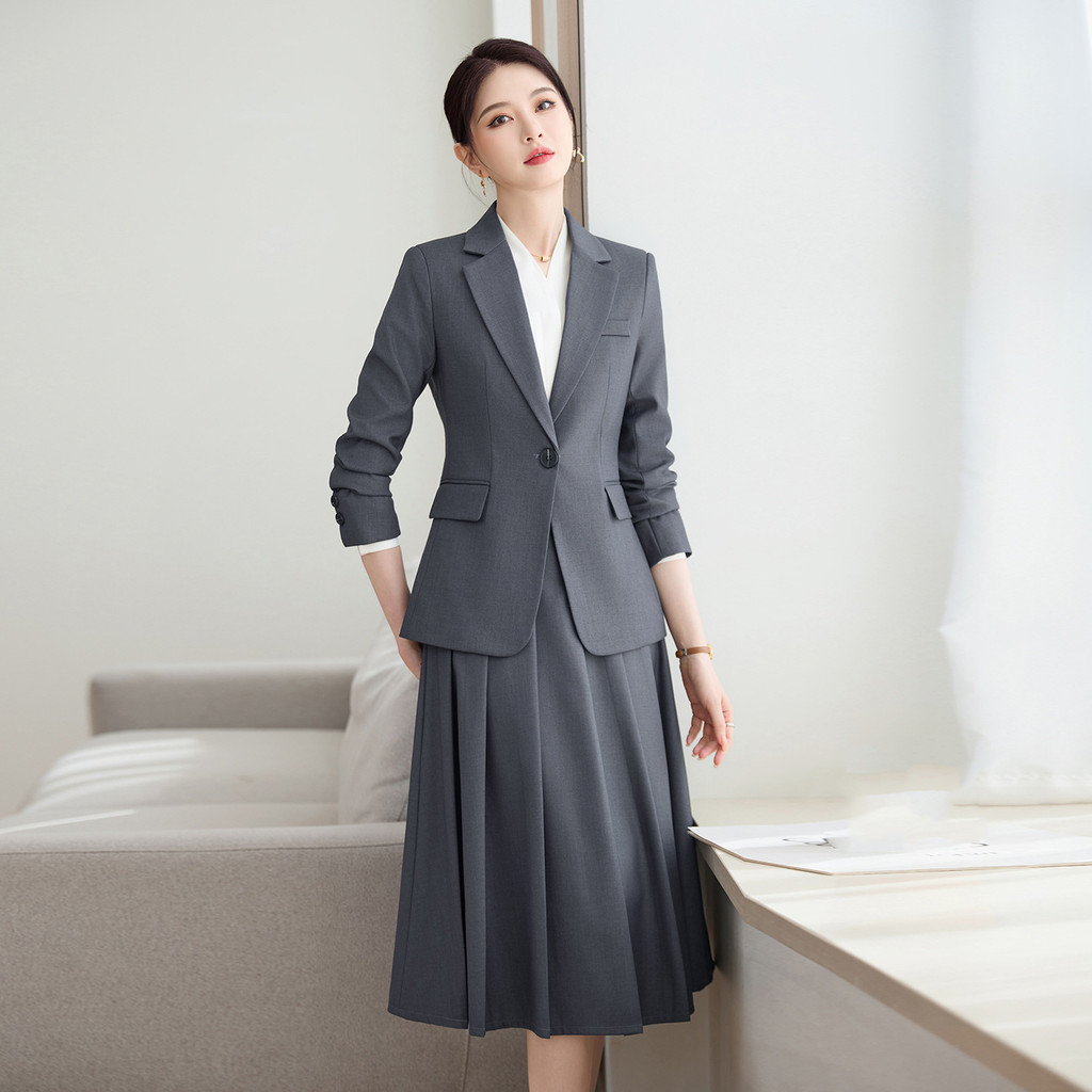 Terno feminino saia calças de duas peças terno Cross-Border comércio primavera outono inverno novo estilo profissional W