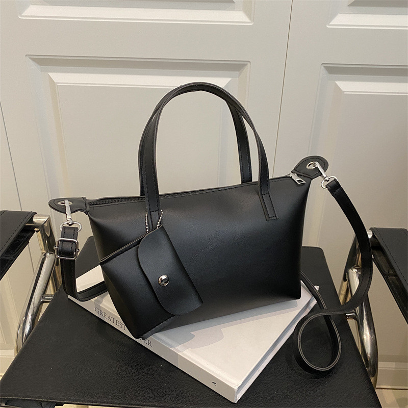 Bolsa Vintage Mãe e Filho, Bolsa de Mão Feminina, Bolsa de Ombro, Bolsa Transversal, Nova Bolsa Versátil para o Dia a Di