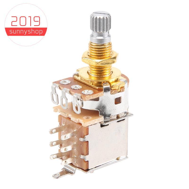 [Bestseller S] Potes De Guitarra 500K Com Eixo Dividido Curto Potenciômetro Push/Pull Cônico De Áudio