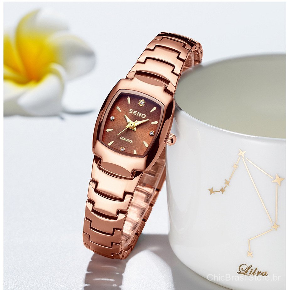 Relógio feminino elegante para estudantes, relógio feminino moderno, novo relógio de quartzo com diamantes, relógio femi