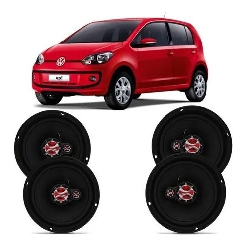 Kit Alto Falante Portas Vw Up! 2015 2016 2017 2018 2019