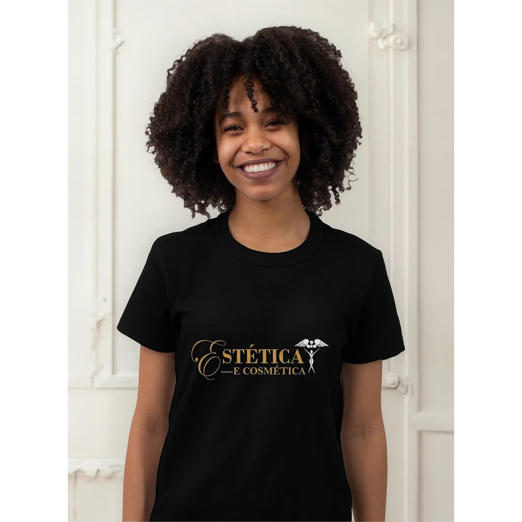 Camiseta Algodão Feminina Estetica E Cosmetica