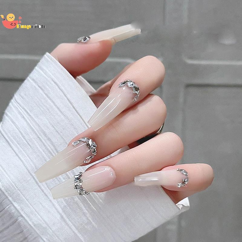 EMCH > 50 Pçs Mini Losango Prego Strass Fundo Plano Arte Do Gemas De Cristal Deslumbrante Manicure Ponta 3D Decoração Da