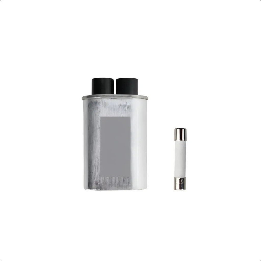 Kit Capacitor De Alta Tensão Microondas 0.75uf 2100v+fusivel