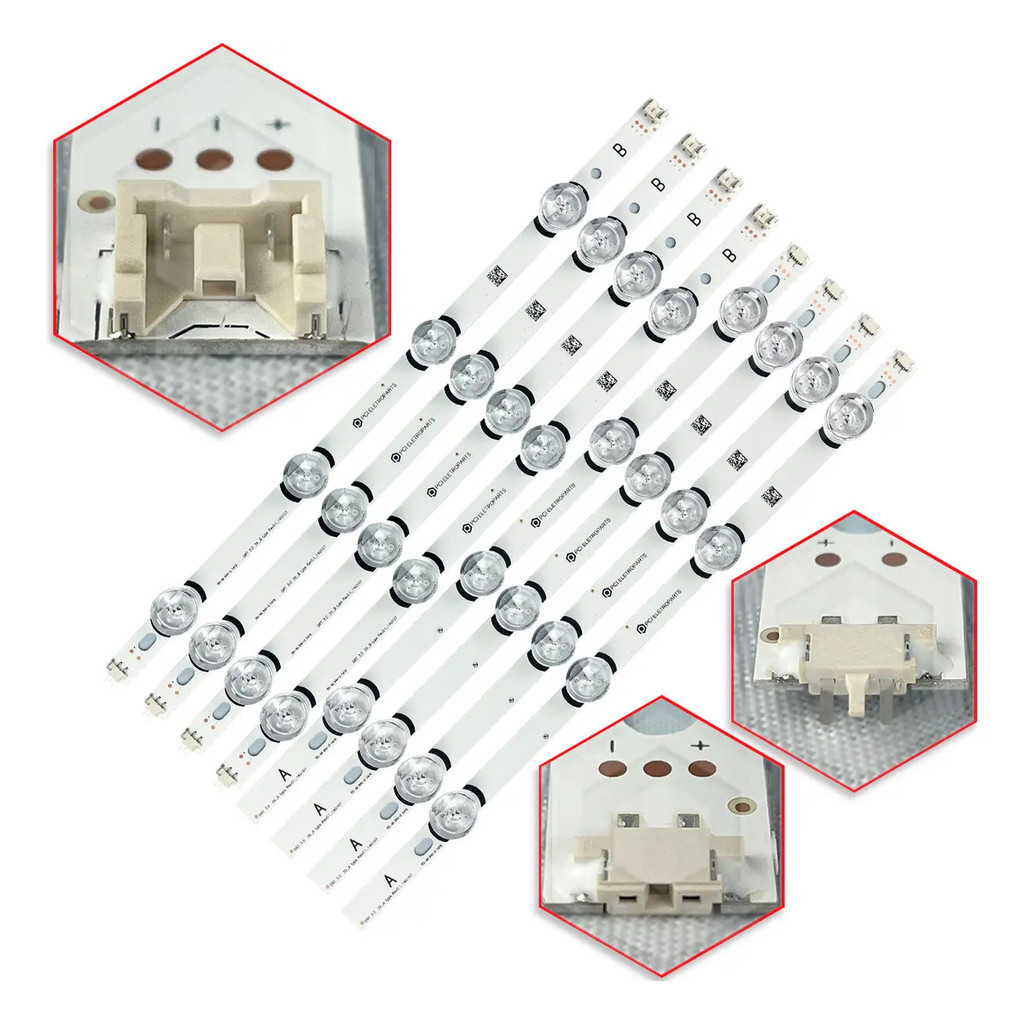 Kit Barra Led Tv Compatível 39lb5500 39lb5600 39lb5800