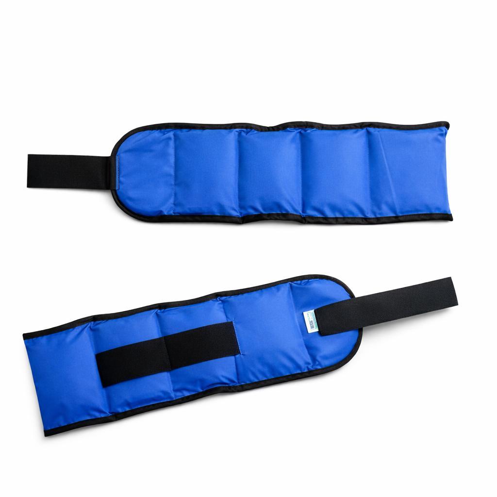oferta! Caneleira/Tornozeleira Peso Par - azul - Exercício/Academia/Musculação/Fisioterapia PROMOÇÃO