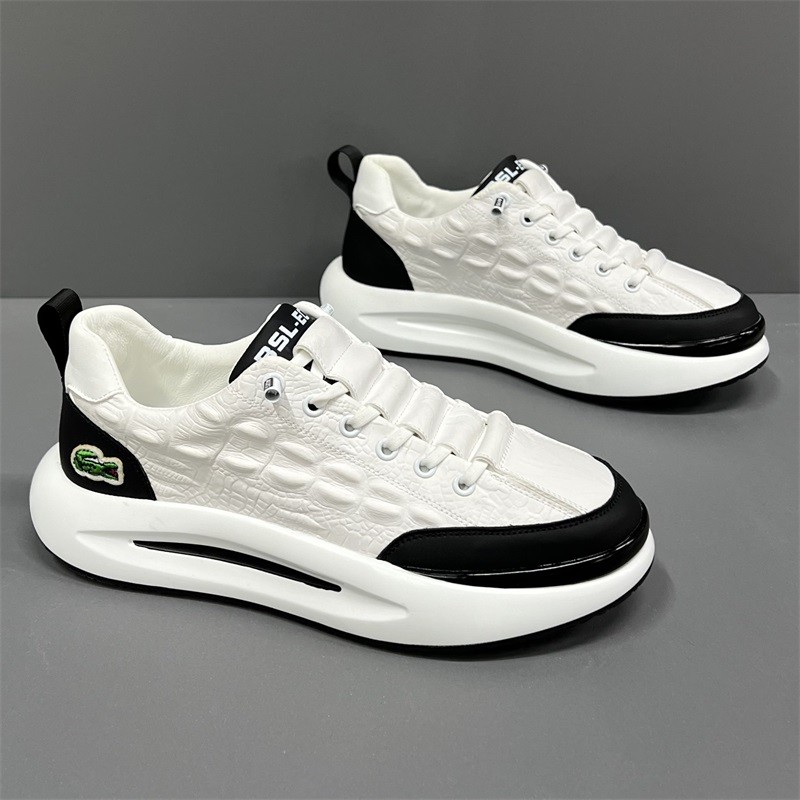 Sapatos masculinos verão respirável 2026 novo estilo de um Pedal sapatos brancos masculinos pai sapatos casuais tênis es