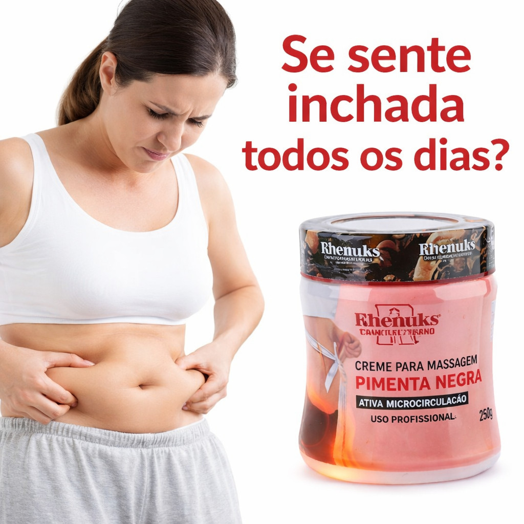 Creme de Pimenta Negra Termogênico redutor de medidas 200g
