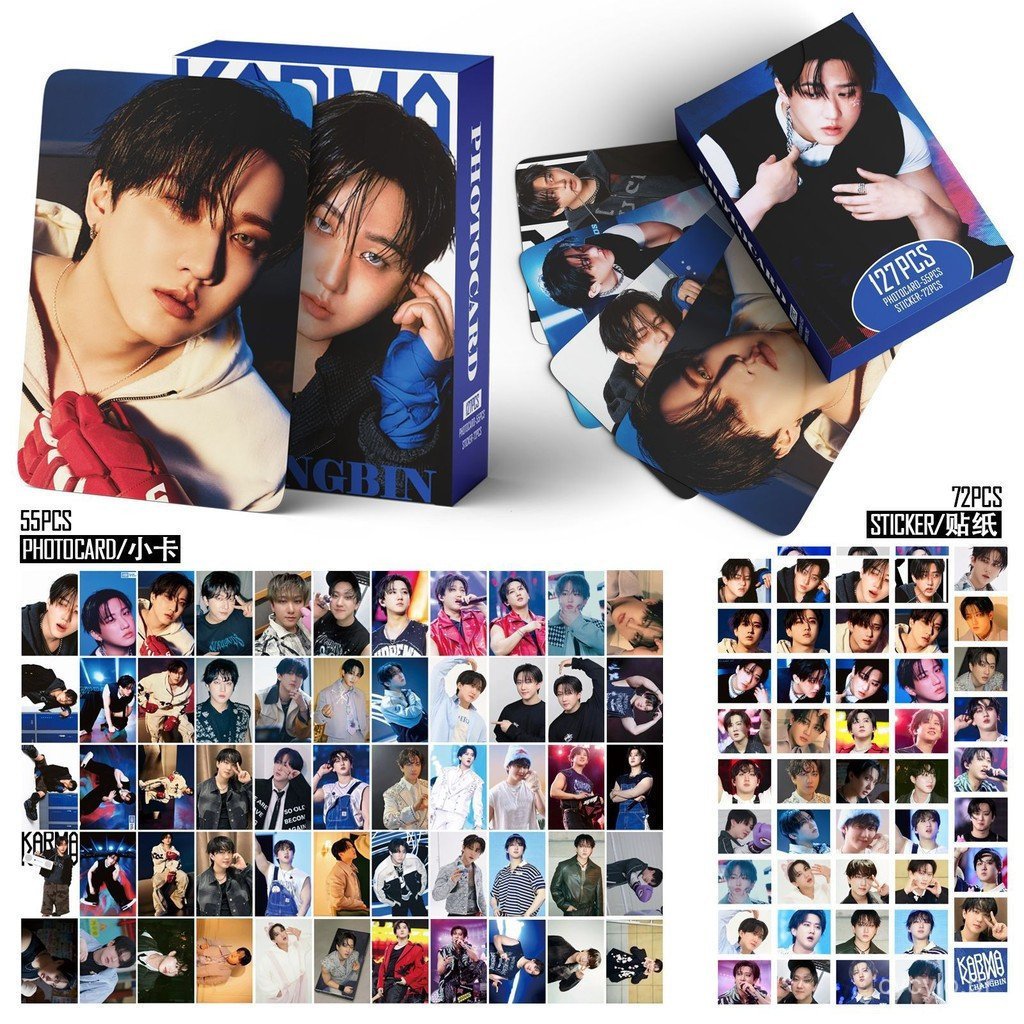 55 Peças De Cartões STRAY KIDS SKZ HOP Lomo , Fotográficos Da Solo Hip Band ATE JJAM HYUNJIN FELIX BANGCHAN St
