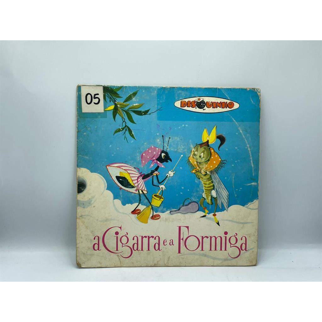 VINIL SIMONE MORAES LP COMPACTO- A CIGARRA E A FORMIGA