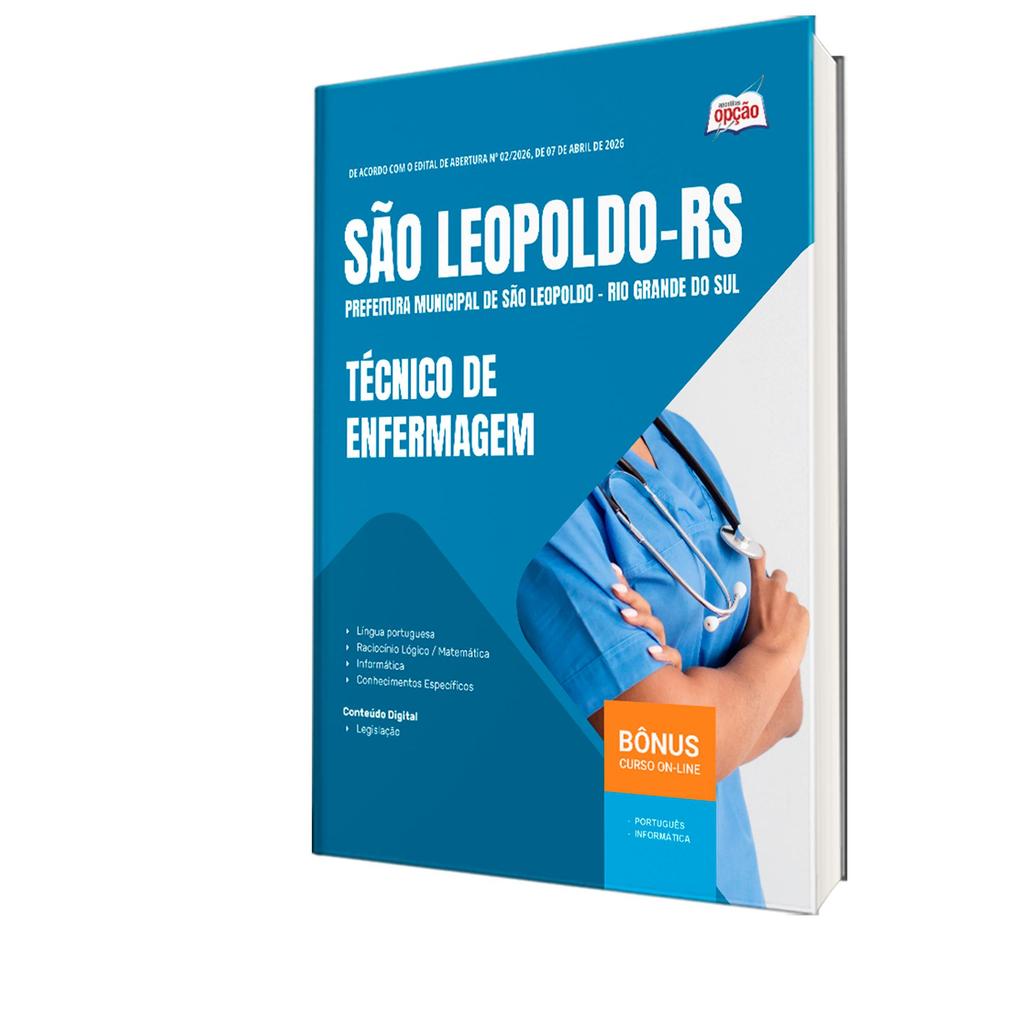 Apostila Prefeitura de São Leopoldo - RS  - Técnico de Enfermagem