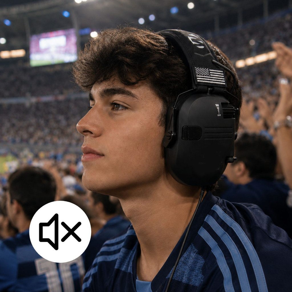 Protetor Auditivo Abafador Eletrônico Inteligente Para Tiro Esportivo e Caça Fone De Ouvido