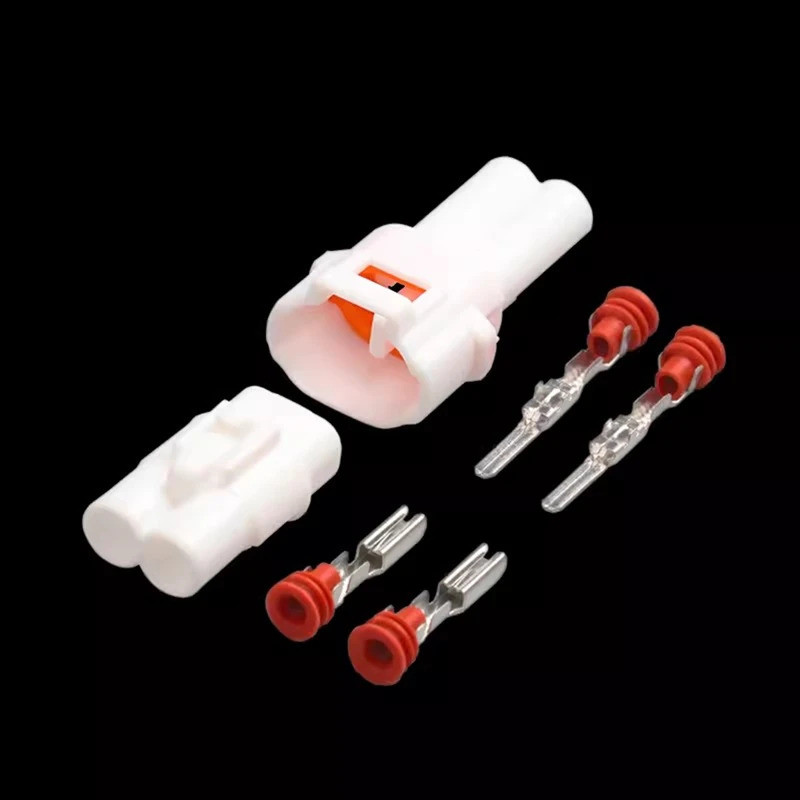 1 Conjunto kit Sumitomo MT090 2 Pinos way Macho Fêmea Branco À Prova Dwaterproof Água Conector Automático Plugue Da Moto