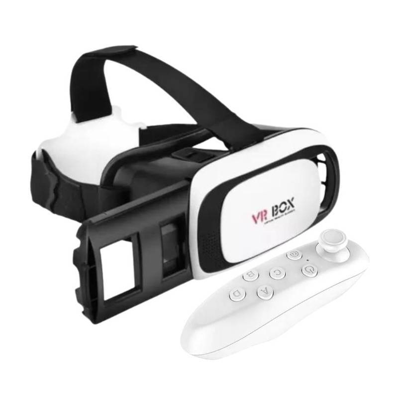 Kit 2 Óculos Vr Box Realidade Virtual 3D com Controle Remoto