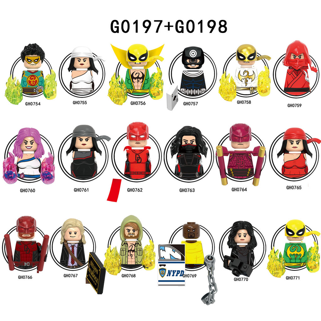 Colecionáveis mini Montagem Infantil Modelo granular Figuras Boneca Brinquedos Presentes De Ação De Graças