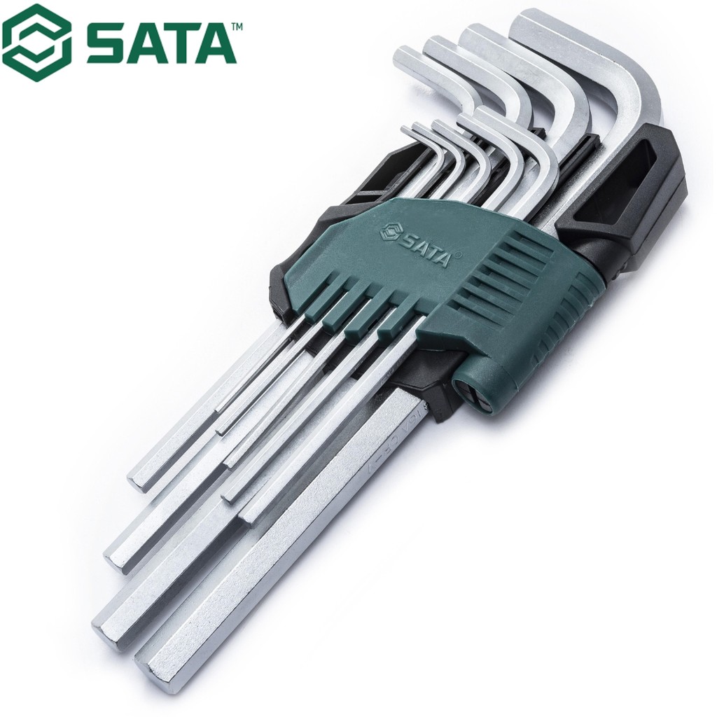 Jogo de Chav Hex Extralong SATA 1,510mm - 9 Peças ST09103ASJ