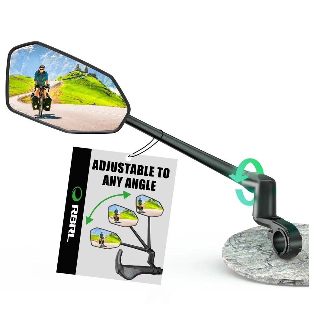 EasyDo Bicicleta Guiador Espelho Retrovisor Ampla Gama Claro Refletor De Visão Traseira Ajustável Scooter Elétrico Acess