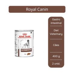 Ração Úmida Royal Canin Veterinary Diet Gastrointestinal para Cães Adultos 400g - 2 Unid.