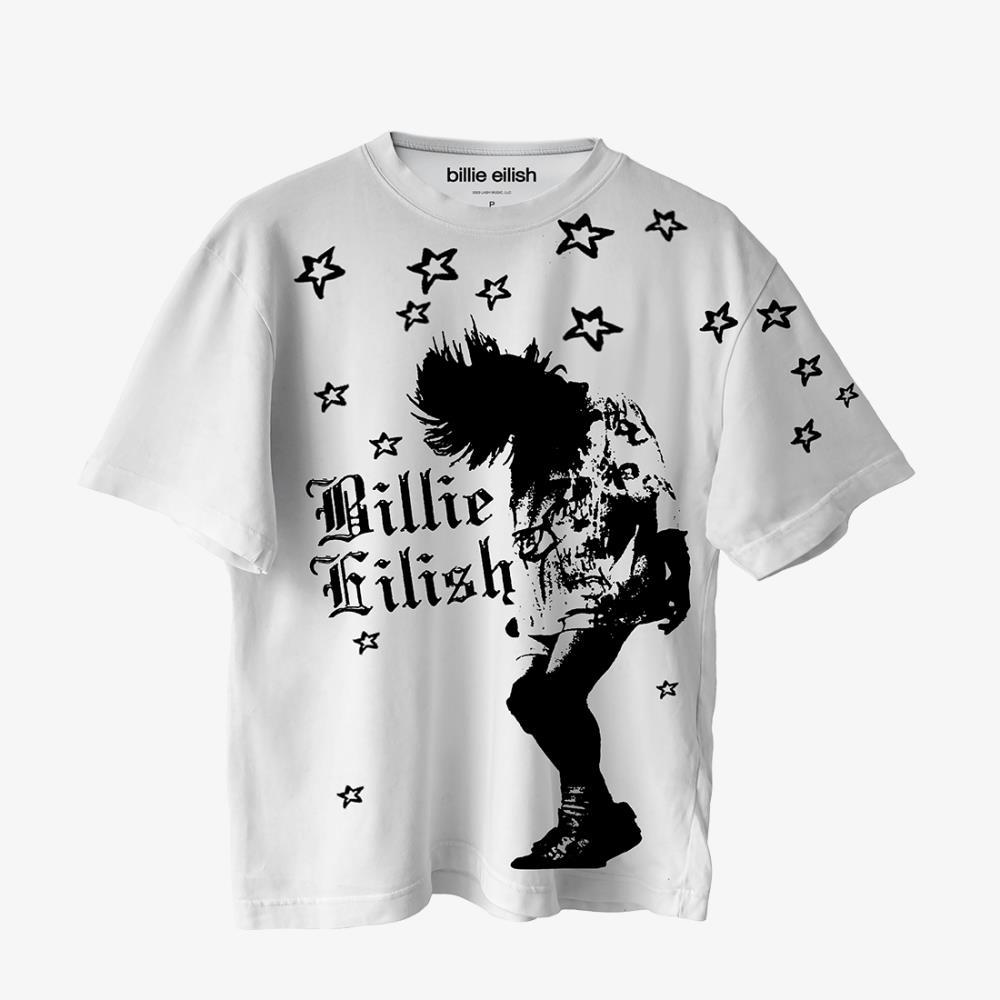  Camiseta Billie Eilish - Billie Star (Oversized)