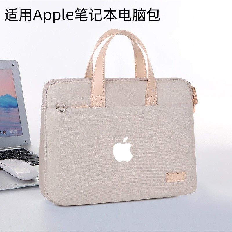 Adequado para Apple MacBook Pro14 Air13.3 bolsa para Laptop M3/4 bolsa de ombro Air15 proteção Airbag bolsa Crossbody Pr