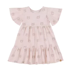 Vestido Curto Estampado Ursinho Infantil Menina Marisol