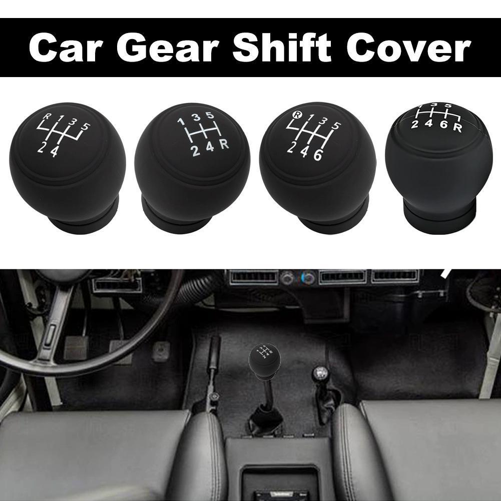 5 6 Botão De Mudança De Engrenagem Capa Protetora Universal Silicone Shifter Não Resistente Ao Desgaste Carro U1i4 M1g8