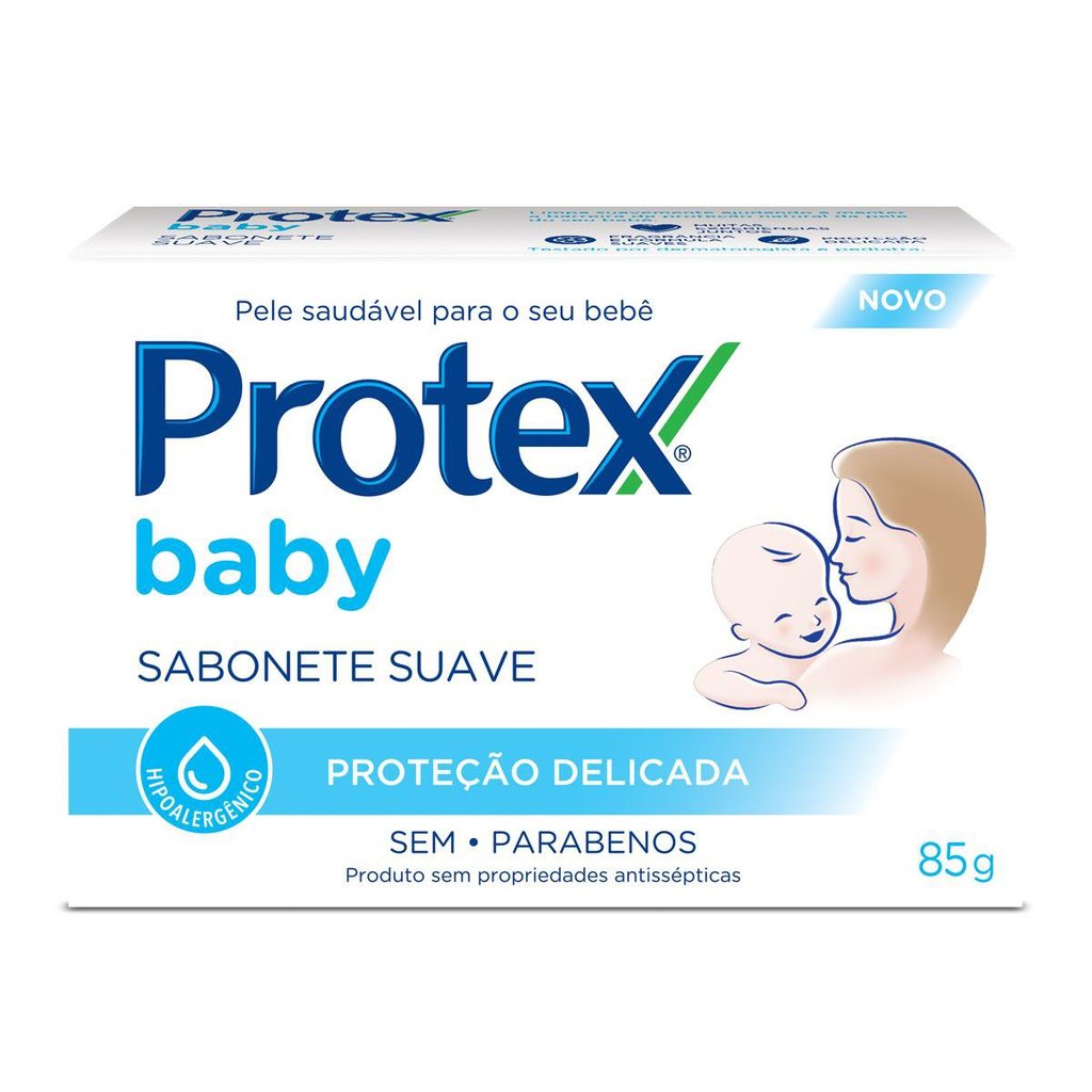 Sabonete Protex Baby Proteção Delicada Recém-nascido 85g