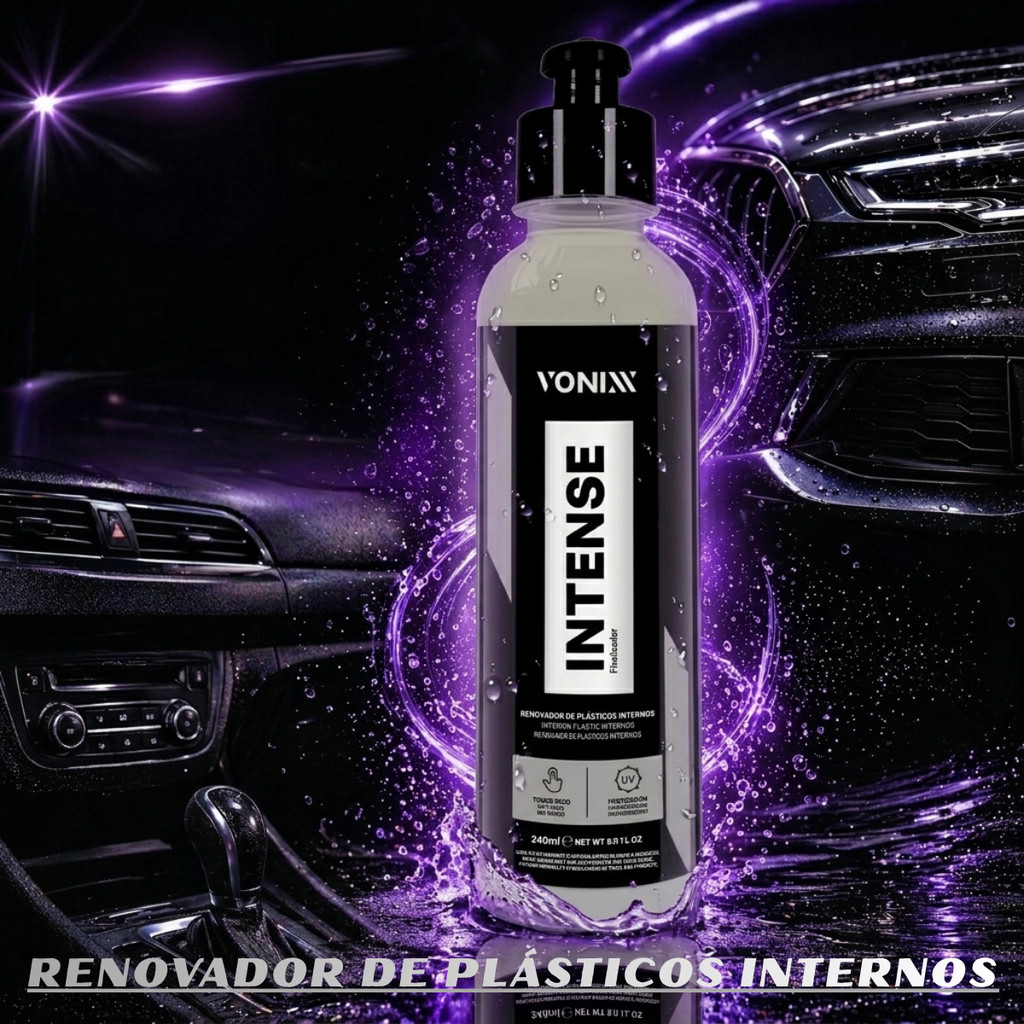 Imagem INTENSE Vonixx 240ml – Renovador de Plásticos com Brilho e Proteção UV