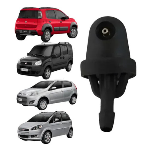 Imagem Bico Esguicho Brucutu Traseiro Fiat Idea Doblo Uno Palio