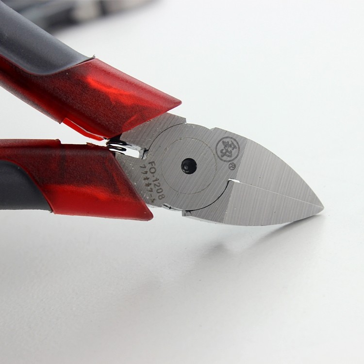 Alicate de bico Fukuoka Alicate diagonal de 20 cm Cortadores de fio de grau Industrial Alicate diagonal Mini tesoura ele