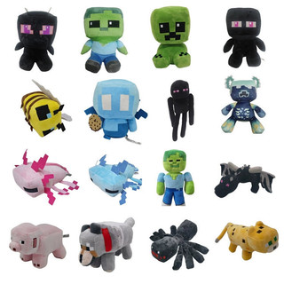 Meu Mundo Brinquedos de Pelúcia Estátua de Steve, Presentes para Crianças