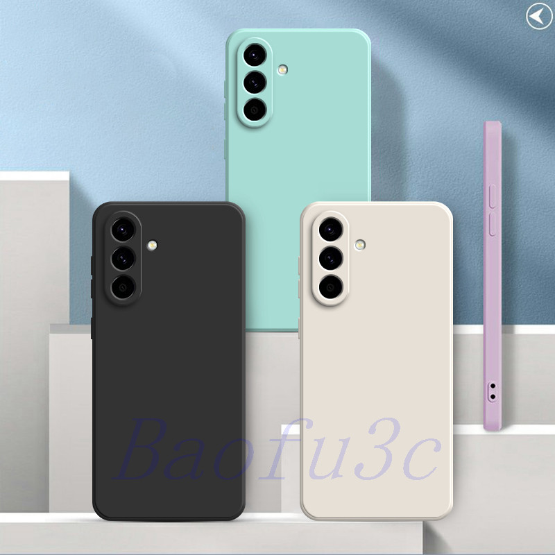 Capa Samsung A57 5G/A37/A27/A17/A16/A26/A36/A56 5G De silicone Simples De Cor Lisa YT